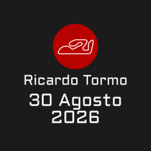 Ricardo tormo 30 Agosto 2026